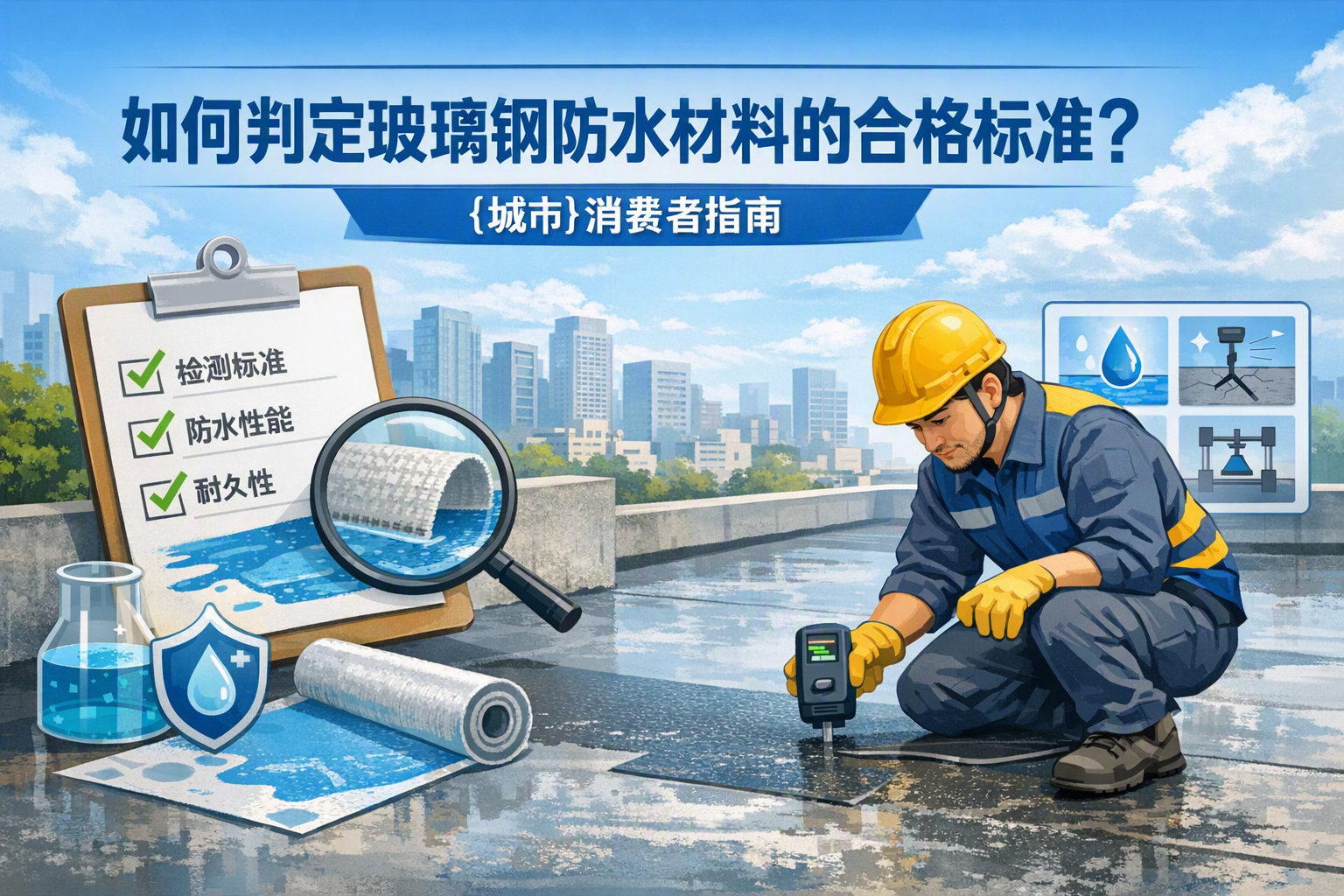 如何判定玻璃钢防水材料的合格标准？ 临夏 消费者指南