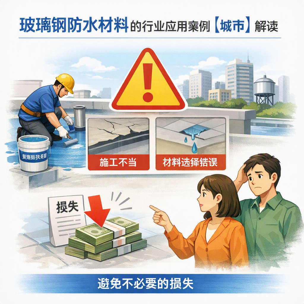 玻璃钢防水材料的行业应用案例,临夏解读