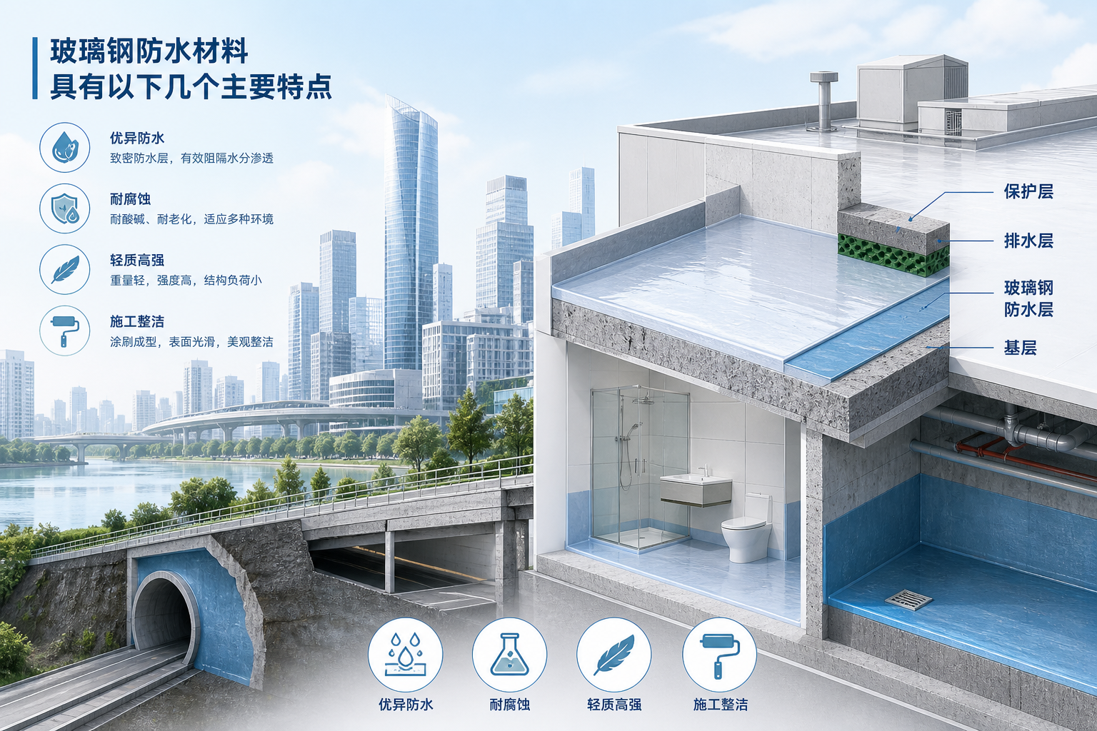 2023年玻璃钢防水材料市场趋势分析,关注 临夏 发展