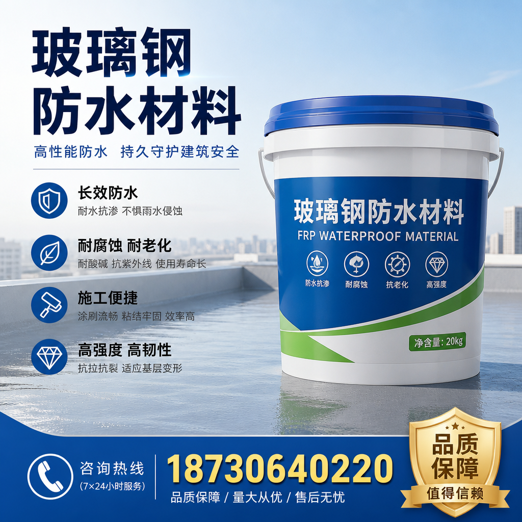 专家解析:玻璃钢防水材料的市场前景分析在 临夏